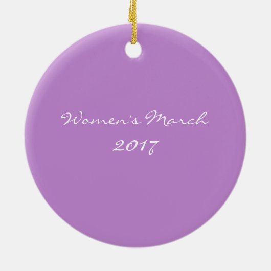 Rechten van de vrouw 2017 LGBTQIA Keramisch Ornament (Achterkant)
