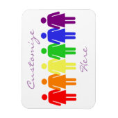 Rechten van de vrouw 2017 LGBTQIA Thunder_Cove Magneet (Verticaal)