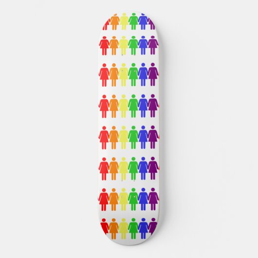 Rechten van de vrouw 2017 LGBTQIA Thunder_Cove Skateboard (Voorkant)