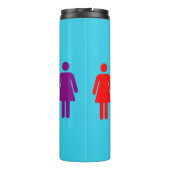 Rechten van de vrouw 2017 LGBTQIA Thunder_Cove Thermosbeker (Achterkant)