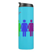 Rechten van de vrouw 2017 LGBTQIA Thunder_Cove Thermosbeker (Geroteerd rechts)