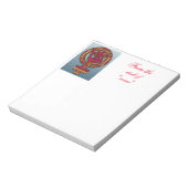 rechten van de vrouw 2017 verhoogd vuist notitieblok (Linkerzijde)