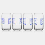 Rechten van de vrouw blikvorm glas (Rechts)