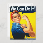  rechten van de vrouw briefkaart (Voorkant / Achterkant)