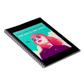 Rechten van de vrouw | De "sky" is de limietillust Notitieboek (Rechterzijde)