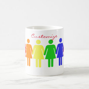 Rechten van de vrouw LGBTQIA Thunder_Cove Koffiemok