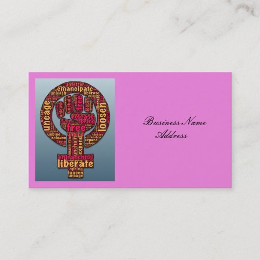 Rechten van de vrouw LGBTQIA Thunder_Cove Visitekaartje (Voorkant)