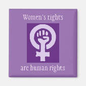 Rechten van de vrouw magneet (Voorkant)