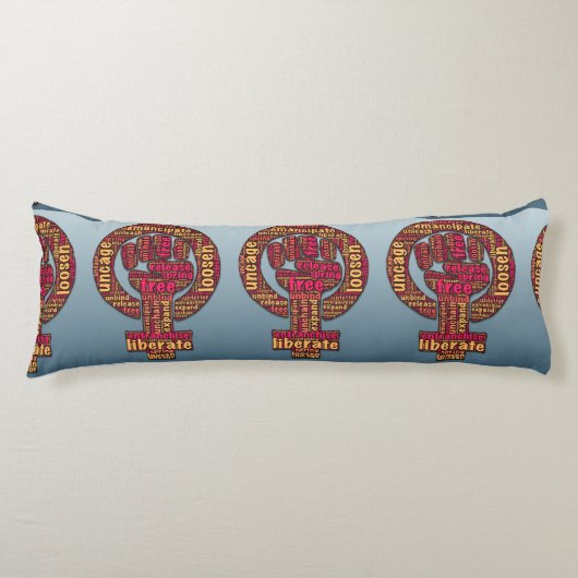 Rechten van de vrouw opgeheven in 2017 LGBTQIA Lichaamskussen (Voorkant)