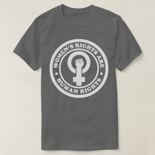 Rechten van de vrouw t-shirt (Design voorkant)