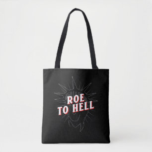 rechten van de vrouw tegen de wal   Roe in de hel Tote Bag
