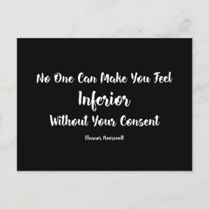 Rechten van de vrouw Voeling van Inferior Eleano Briefkaart
