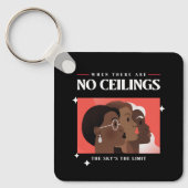 Rechten van de vrouw | Wanneer er geen plafonds zi Sleutelhanger (Voorkant)