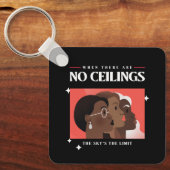 Rechten van de vrouw | Wanneer er geen plafonds zi Sleutelhanger (Voorkant)