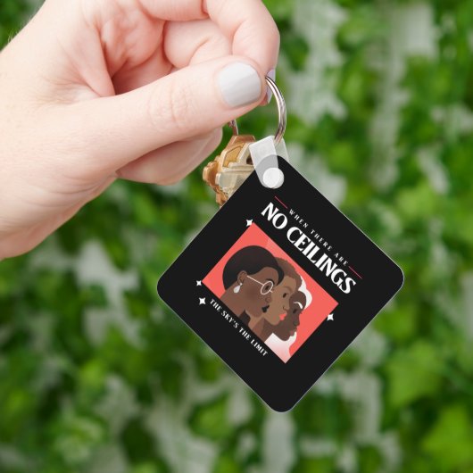 Rechten van de vrouw | Wanneer er geen plafonds zi Sleutelhanger (Hand)