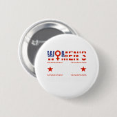 Rechten van de vrouw zijn mensenrechten ronde button 5,7 cm (Voorkant /achterkant)