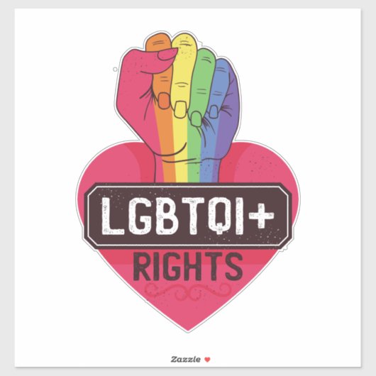 Rechten van Lgbtqi Sticker (Vel)