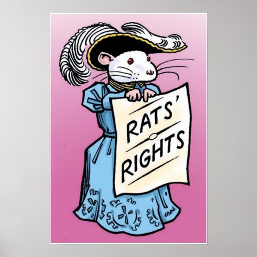 Rechten van ratten poster (Voorkant)