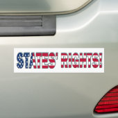 Rechten van staten bumpersticker (Op auto)
