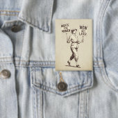 Rechten voor vrouwen, feministische suffragette k button (Insitu)