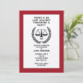 Rechtenschool Afstuderen Kaart (Staand voorkant)