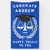 Rechtenschool Afstuderen Spandoek (Verticaal)