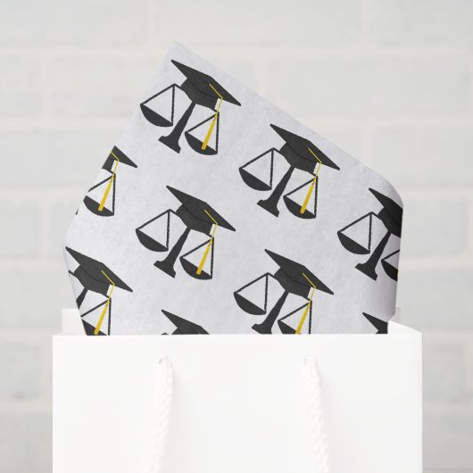 Rechtenschool Afstuderen Tissuepapier (Cadeauzakje)