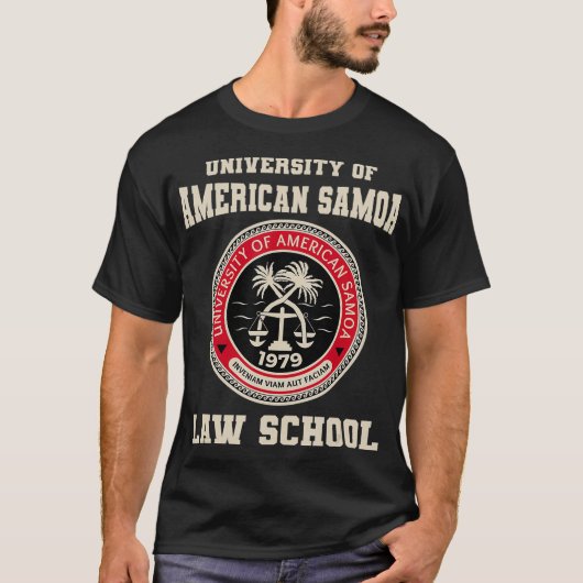 Rechtenschool van de Universiteit van Amerikaans S T-shirt (Voorkant)