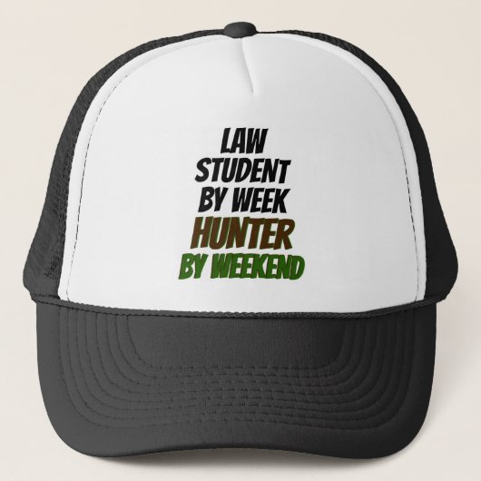 rechtenstudent jager trucker pet (Voorkant)