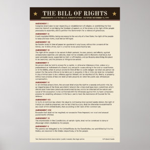 Rechtenverklaring Poster – Volledige Tekst, Amende