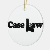Rechtenversiering hoesje keramisch ornament (Links)