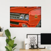 Rechter 1969 Pontiac GTO Poster (Thuiskantoor)
