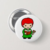 Rechter 2 ronde button 5,7 cm (Voorkant /achterkant)