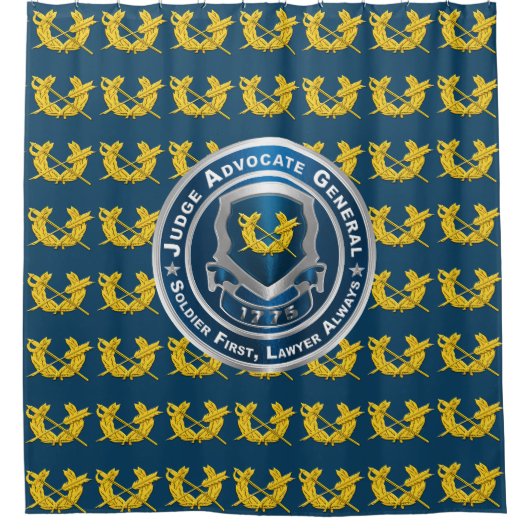 Rechter-advocaat-generaal JAG Corps Douchegordijn (Voorkant)