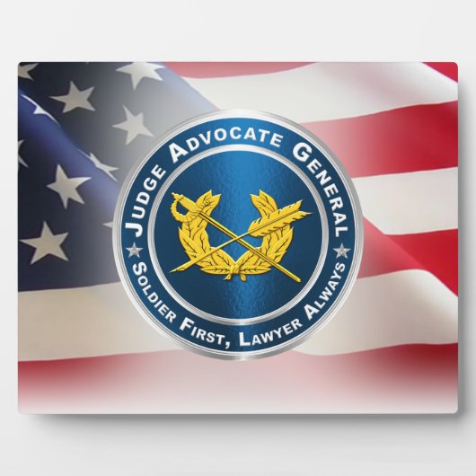 Rechter-advocaat-generaal "JAG Corps" Fotoplaat (Voorkant)