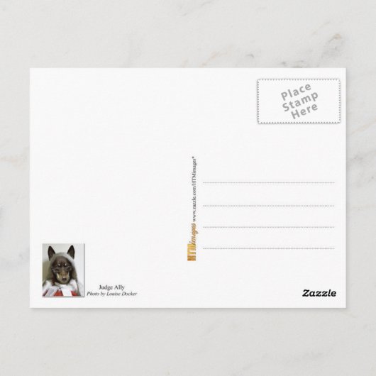 Rechter Ally Briefkaart (Achterkant)