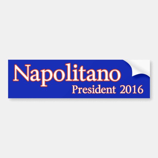 Rechter Andrew Napolitano voor President 2016 Bumpersticker (Voorkant)