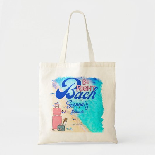 Rechter Bach Meisjesweekend Uitstapje Reisplan Tote Bag (Voorkant)