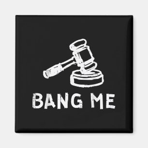 Rechter Bang Hamer Grappige Advocaat Jurist Humor Magneet