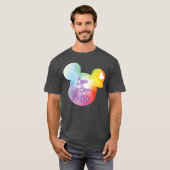 Rechter Borst Liefde Is Liefde retro T-shirt (Voorkant volledig)