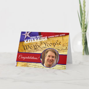 Rechter Brett Kavanaugh US Hooggerechtshof Kaart