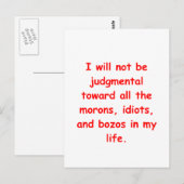 RECHTER BRIEFKAART (Voorkant / Achterkant)