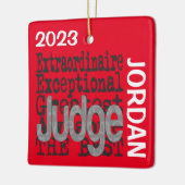 Rechter Buitengewoon DOUANE Keramisch Ornament (Links)