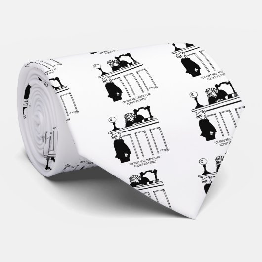 Rechter Cartoon 4588 Stropdas (Opgerold)