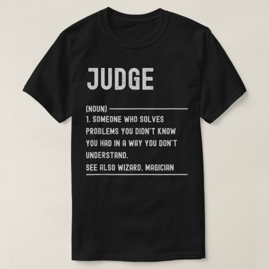 Rechter definitie is grappige functie titel t-shirt (Design voorkant)