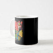 Rechter dredd grappig cadeau koffiemok (Voorkant links)
