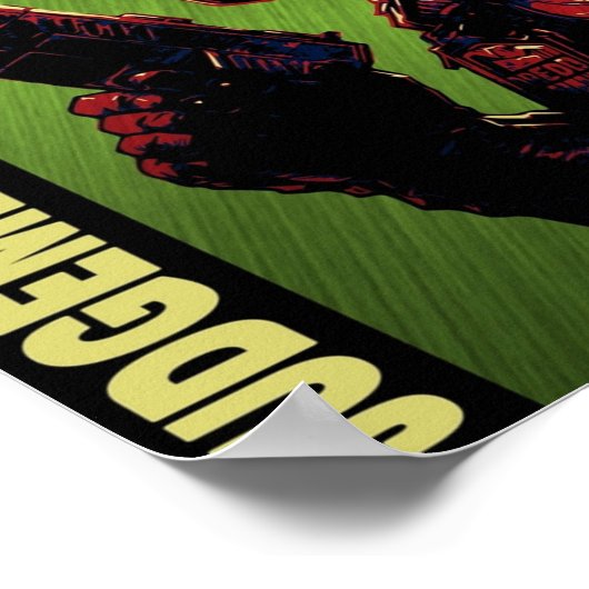 Rechter Dredd Poster (Hoek)