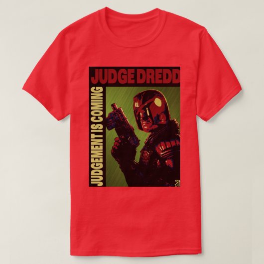 Rechter Dredd T-shirt (Design voorkant)