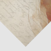 Rechter Engel Wing ETHERISCH Abstract Impressionis Tissuepapier (Detail)