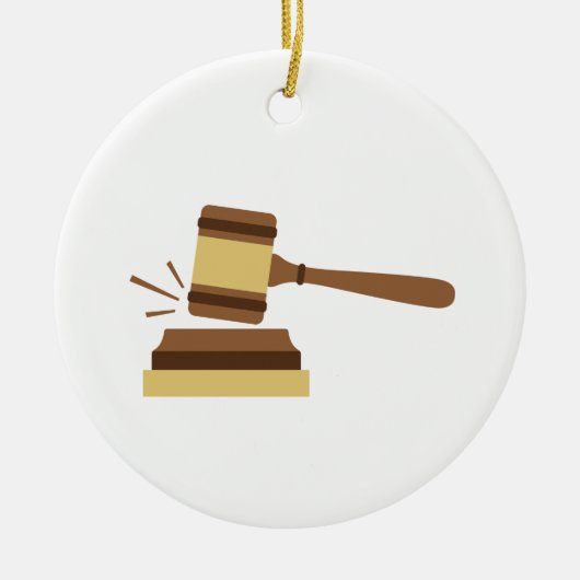 Rechter Gavel Keramisch Ornament (Voorkant)